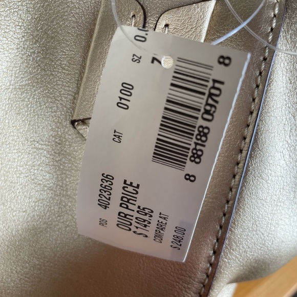 NWT Ralph Lauren Gold Handbag/Purse/Shoulder Bag - Picture 4 of 9